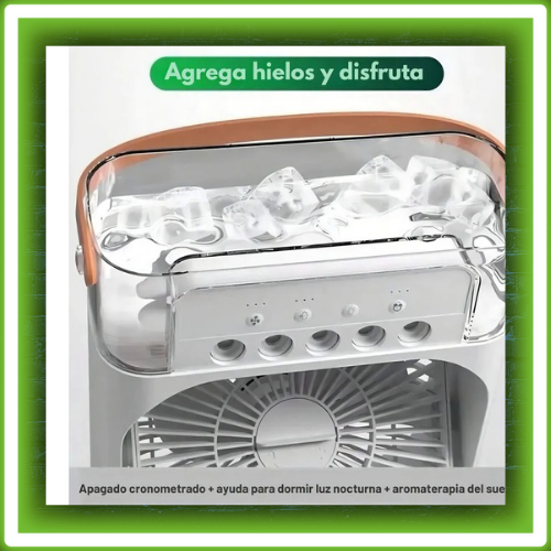 ABANICO/ MINI VENTILADOR DE AIRE CON HUMIFICADOR