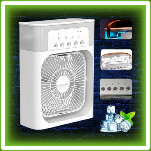 ABANICO/ MINI VENTILADOR DE AIRE CON HUMIFICADOR